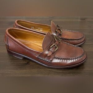 Ralph Lauren Label Brown Leather Loafers 10.5 D Made In USA Men’s Shoes